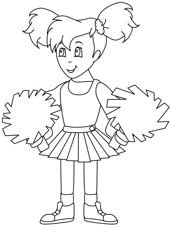 600x800 Cheerleading Coloring Pages Coloring Pages Elegant Cheerleader