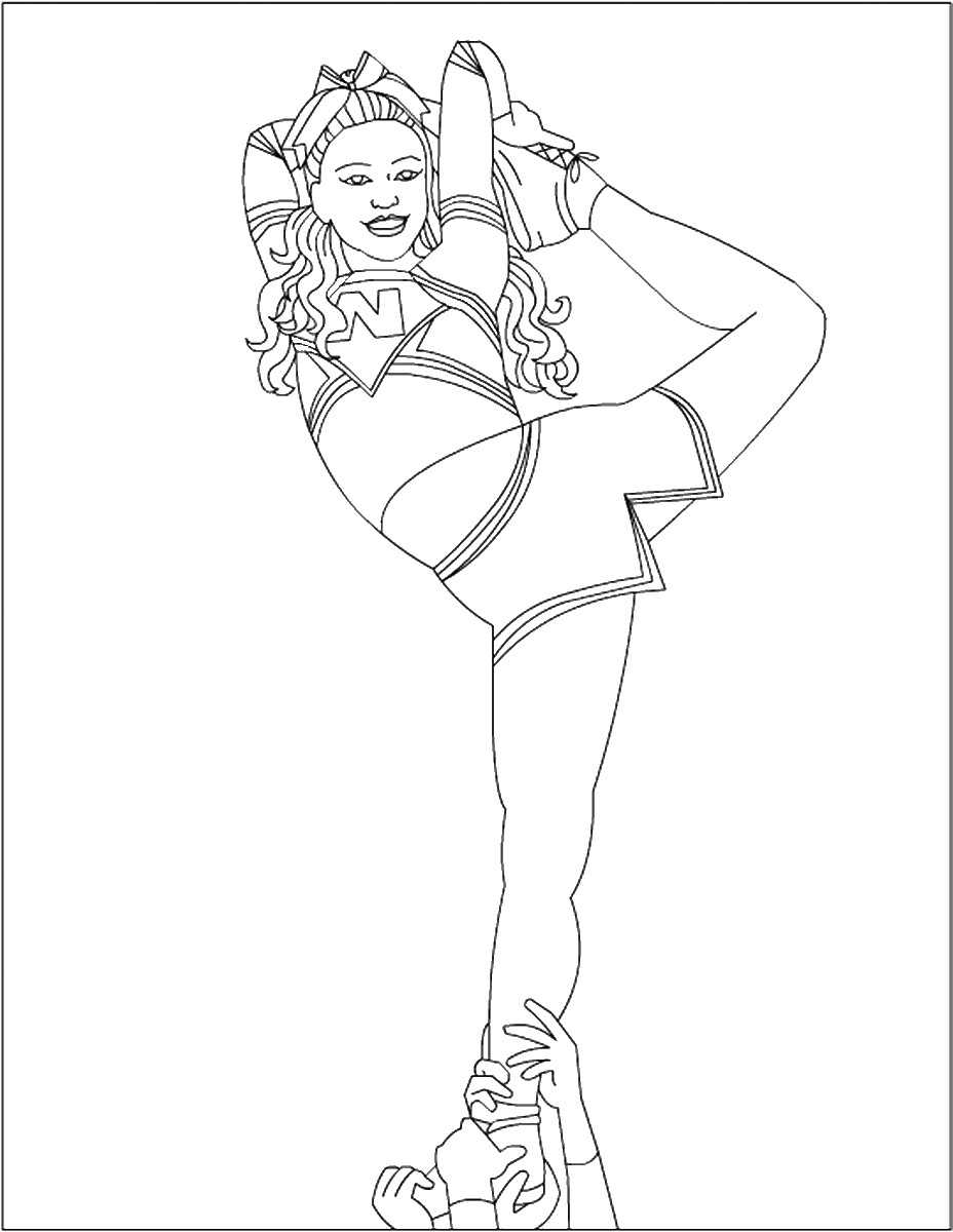 928x1200 Cheerleading Coloring Pages