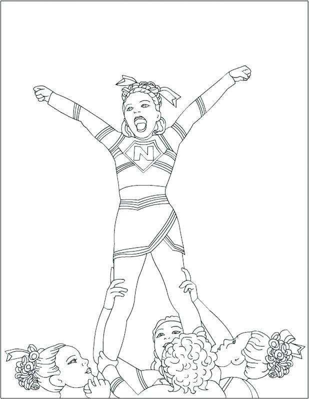 618x798 Softball Coloring Pictures Cheerleader Coloring Pages Cheerleader