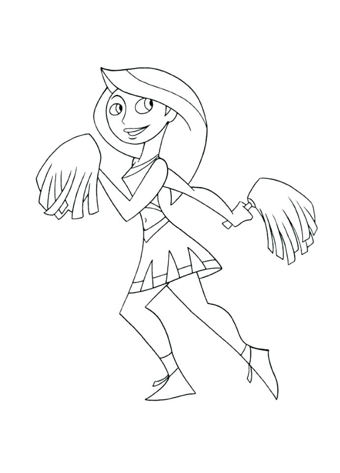 691x960 Cheerleading Coloring Pages Free Printable Coloring Sheets Lovely