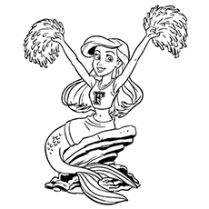 230x230 Beautiful Free Printable Cheerleading Coloring Pages Online