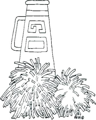 336x417 Cheerleading Coloring Pages Cheer Coloring Pages In Time Dance
