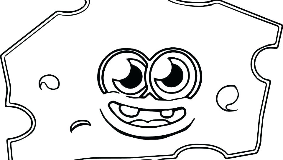 960x544 Cheese Coloring Pages Cheese Coloring Page Pizza Coloring Pages