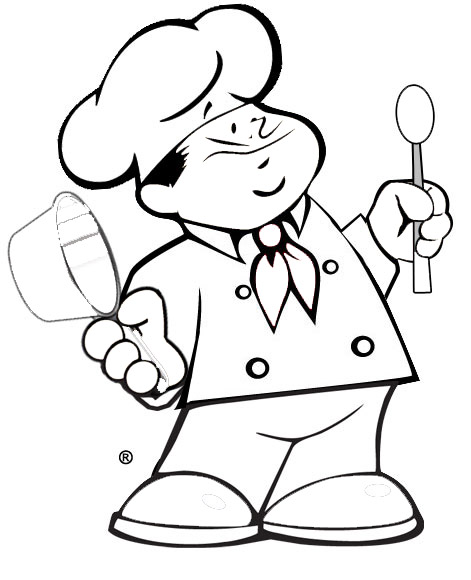 471x580 Little Chefs Coloring Pages To Kids