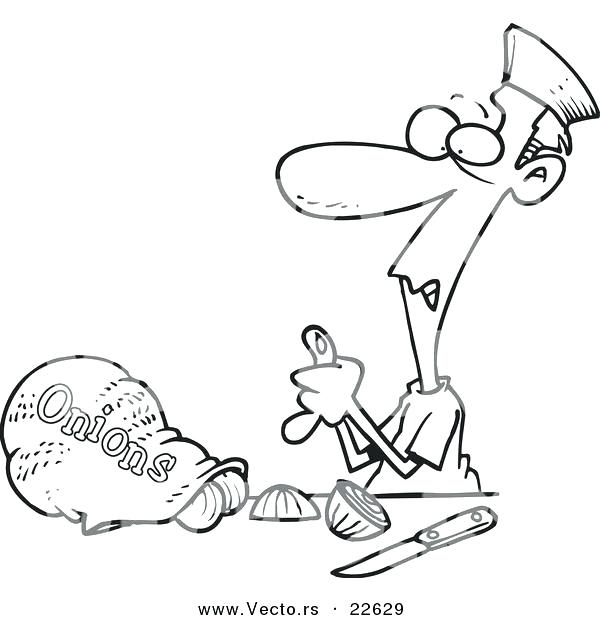 600x620 Swedish Coloring Pages Chef Coloring Pages Vector Of A Cartoon