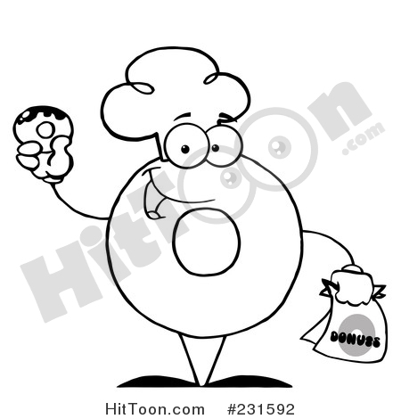 450x470 Donut Clipart