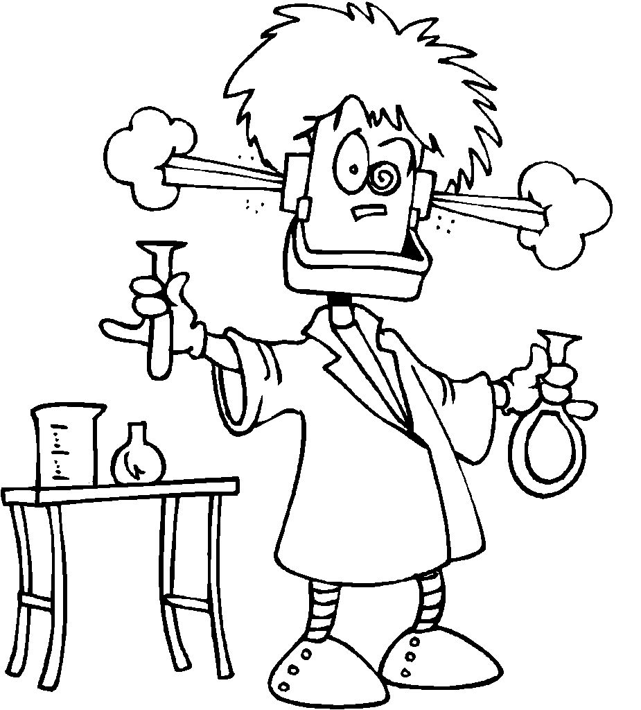 925x1024 Chemistry Coloring Pages Free Murderthestout Science And Set Black