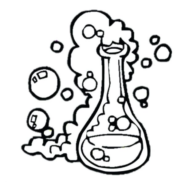 615x595 Chemistry Coloring Pages Kids Colouring In Page