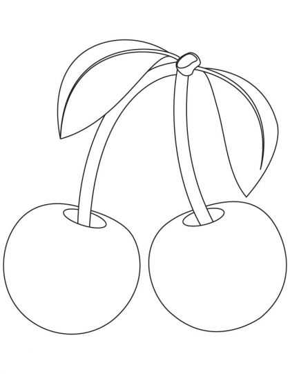 420x542 Cherry Cherry Coloring Page Download Free Cherry Cherry Coloring
