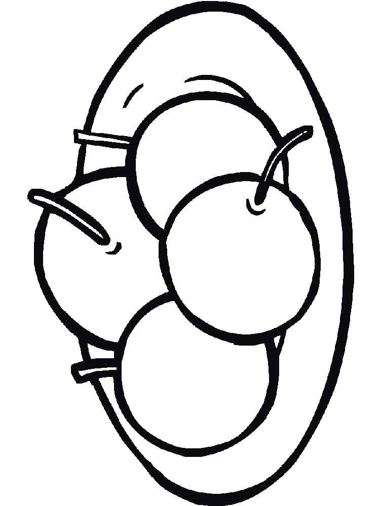 750x1000 Cherry Coloring Pages Download And Print Cherry Coloring Pages