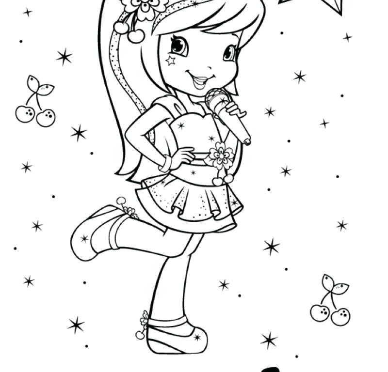 800x768 Cherry Jam Coloring Pages Strawberry Shortcake Coloring Pages Free