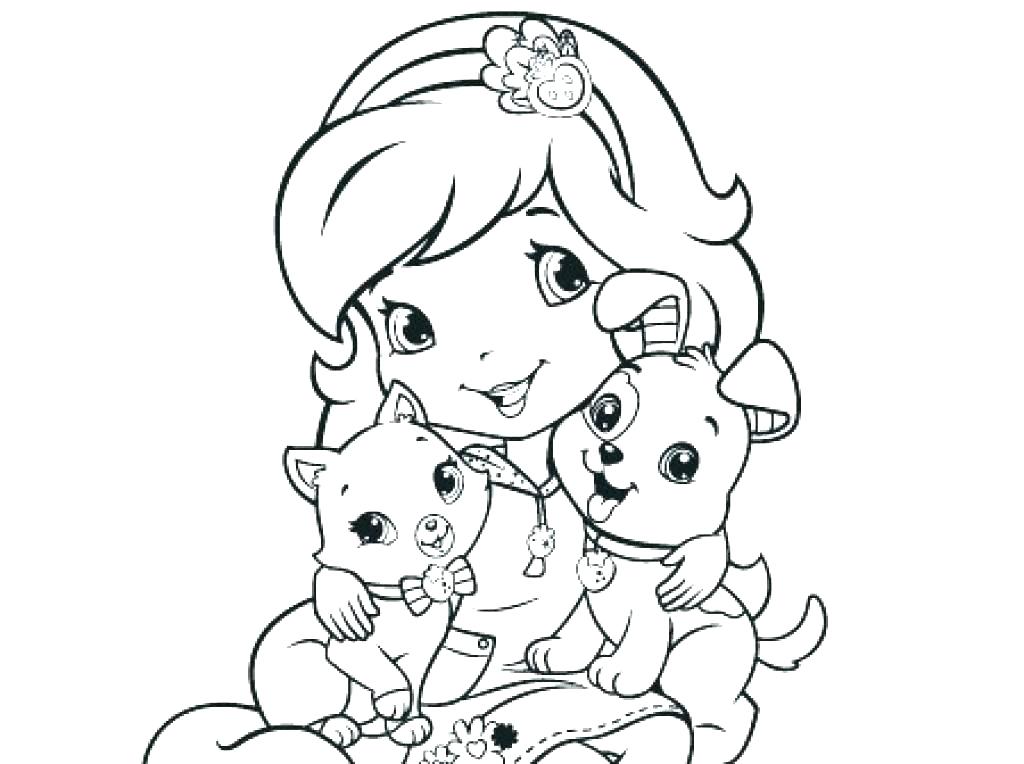 1024x764 Coloring Pages Of Strawberry Shortcake And Friends Strawberry