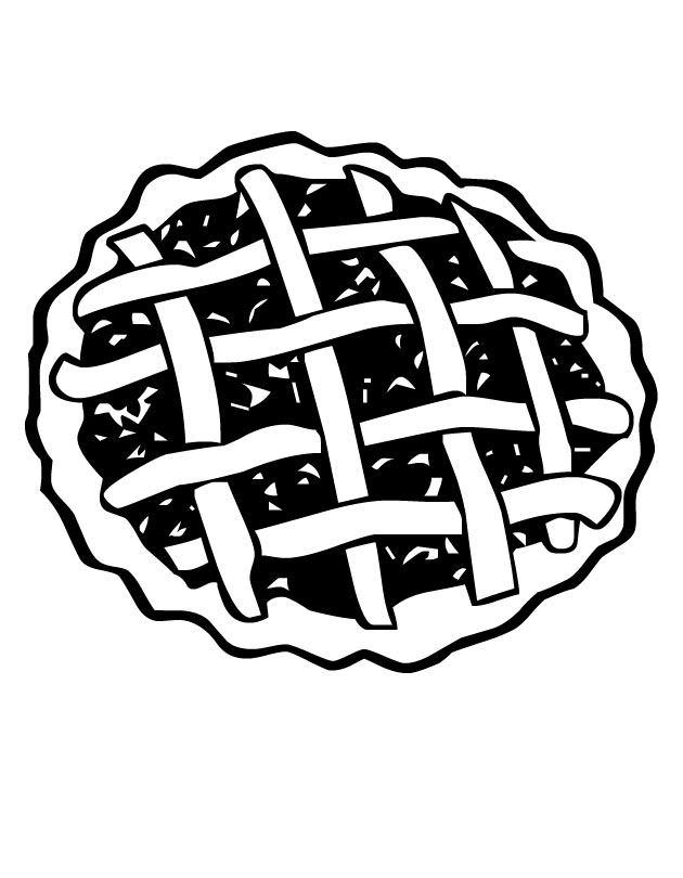 630x810 Cherry Pie Coloring Pages