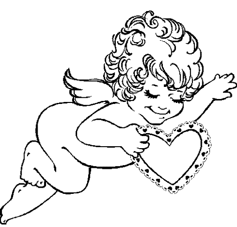 473x452 Cupid Coloring Page Coloring Book