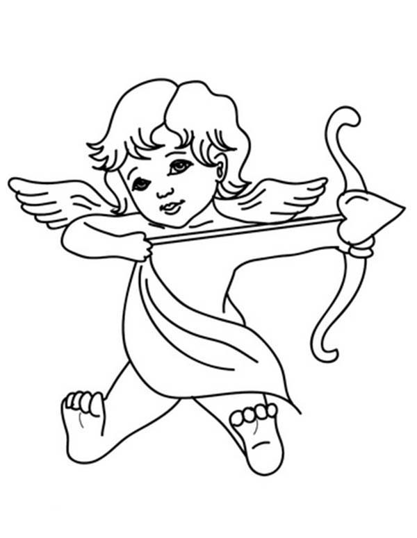 600x775 Cute Cupid Coloring Pages