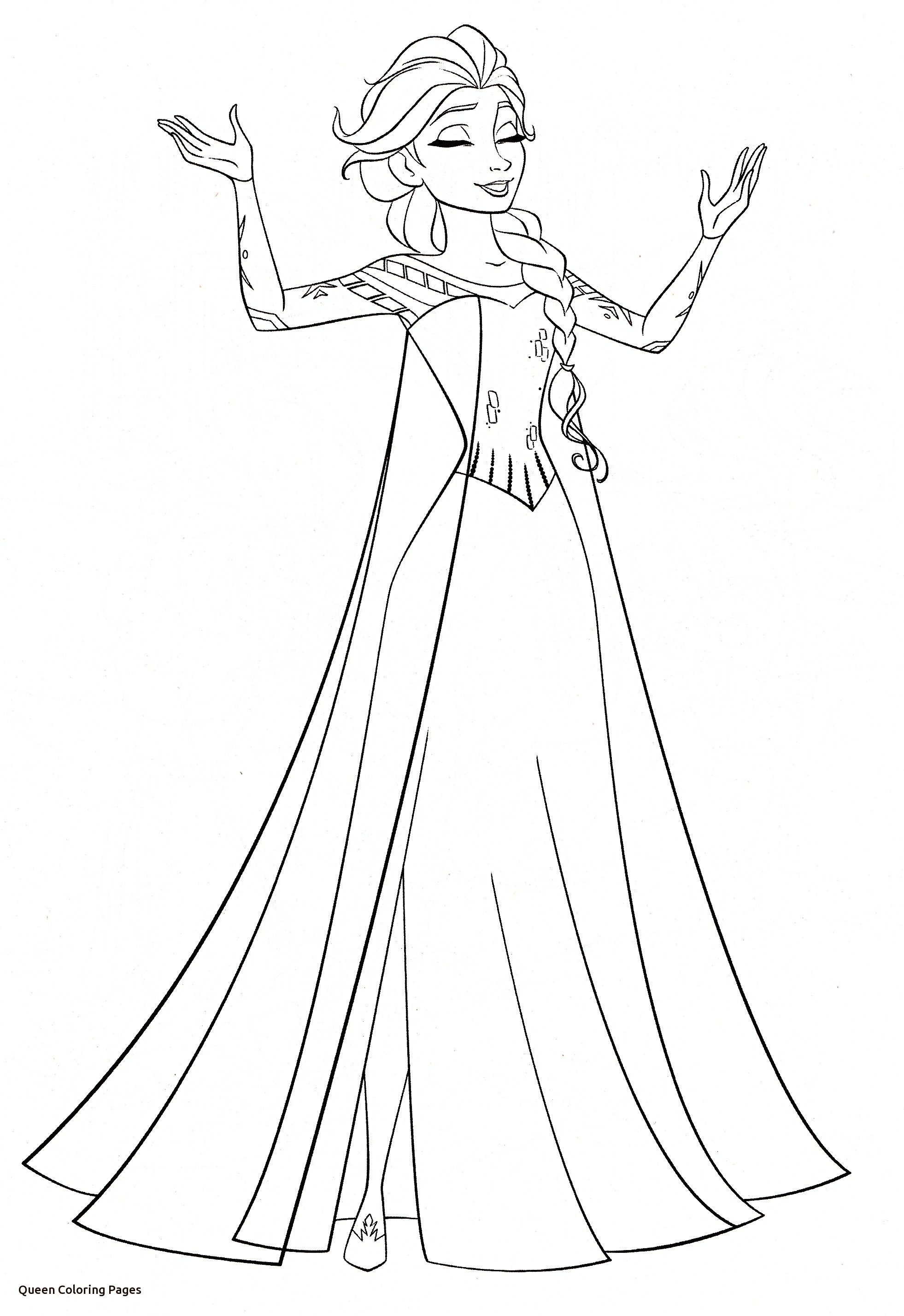 1962x2854 Coloring Pages Queen Elegant Queen Chess Piece Coloring Page