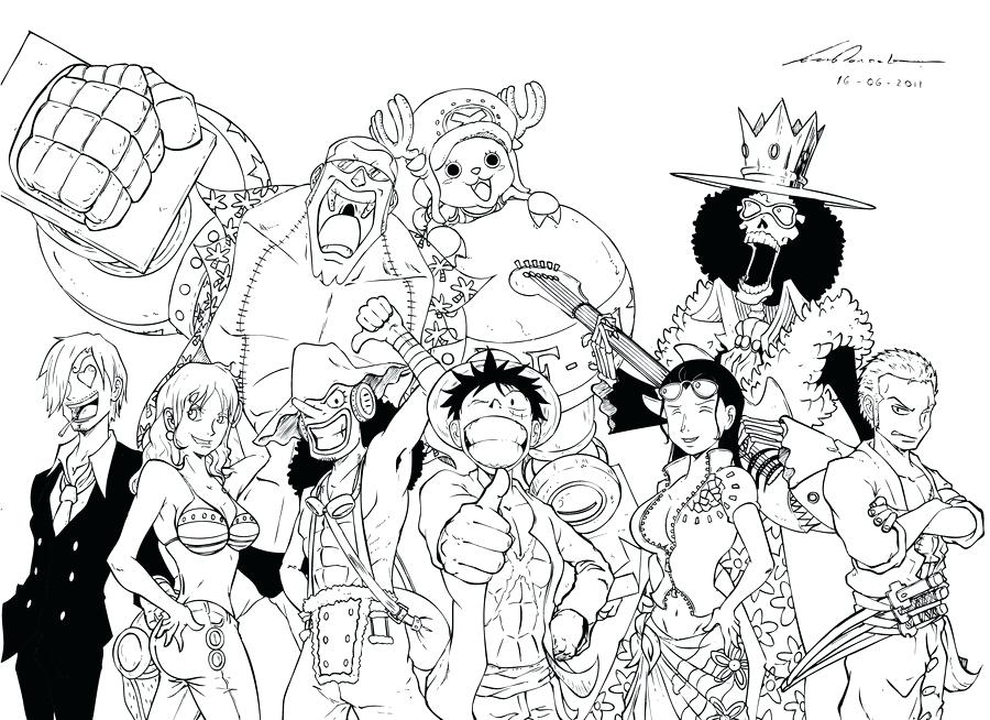 900x654 Piece Coloring Pagese After Years