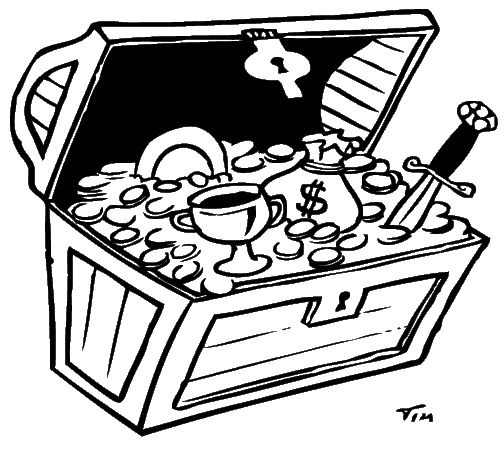 504x449 Tt Treasure Chest In Treasure Chest Coloring Page
