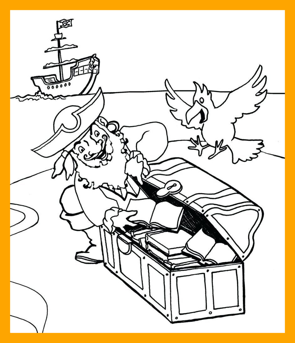 942x1097 Fascinating Treasure Chest Coloring Page For Styles And Hidden