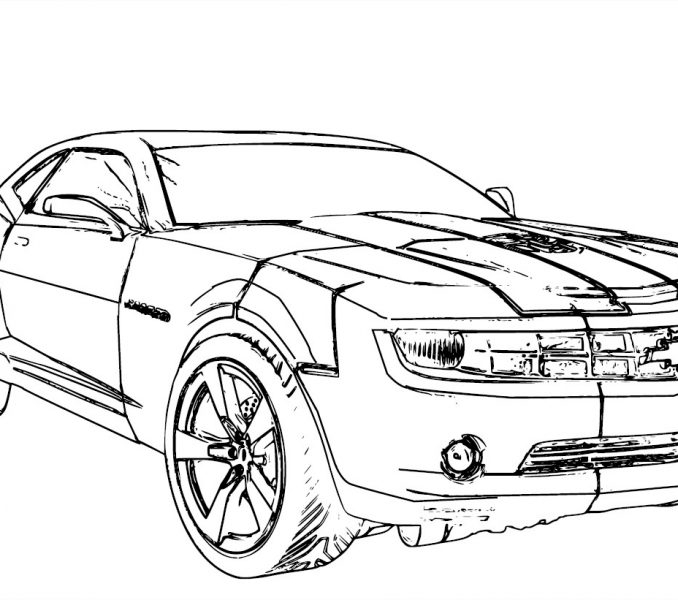 678x600 Camaro Coloring Pages Compilation Free Coloring Pages