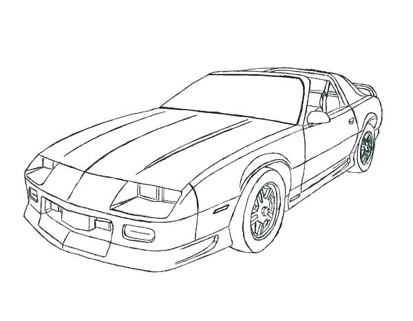 600x466 Camaro Coloring Pages Printable Coloring Coloring Page