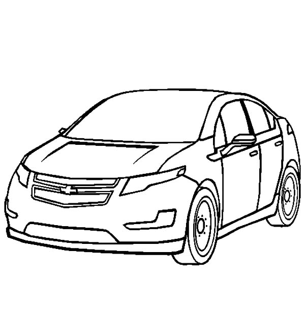 600x612 Chevy Volt Cars Coloring Pages Best Place To Color