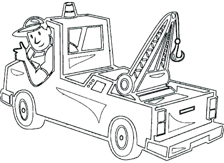 736x537 Free Printable Truck Coloring Pages Download Ford Pickup Truck