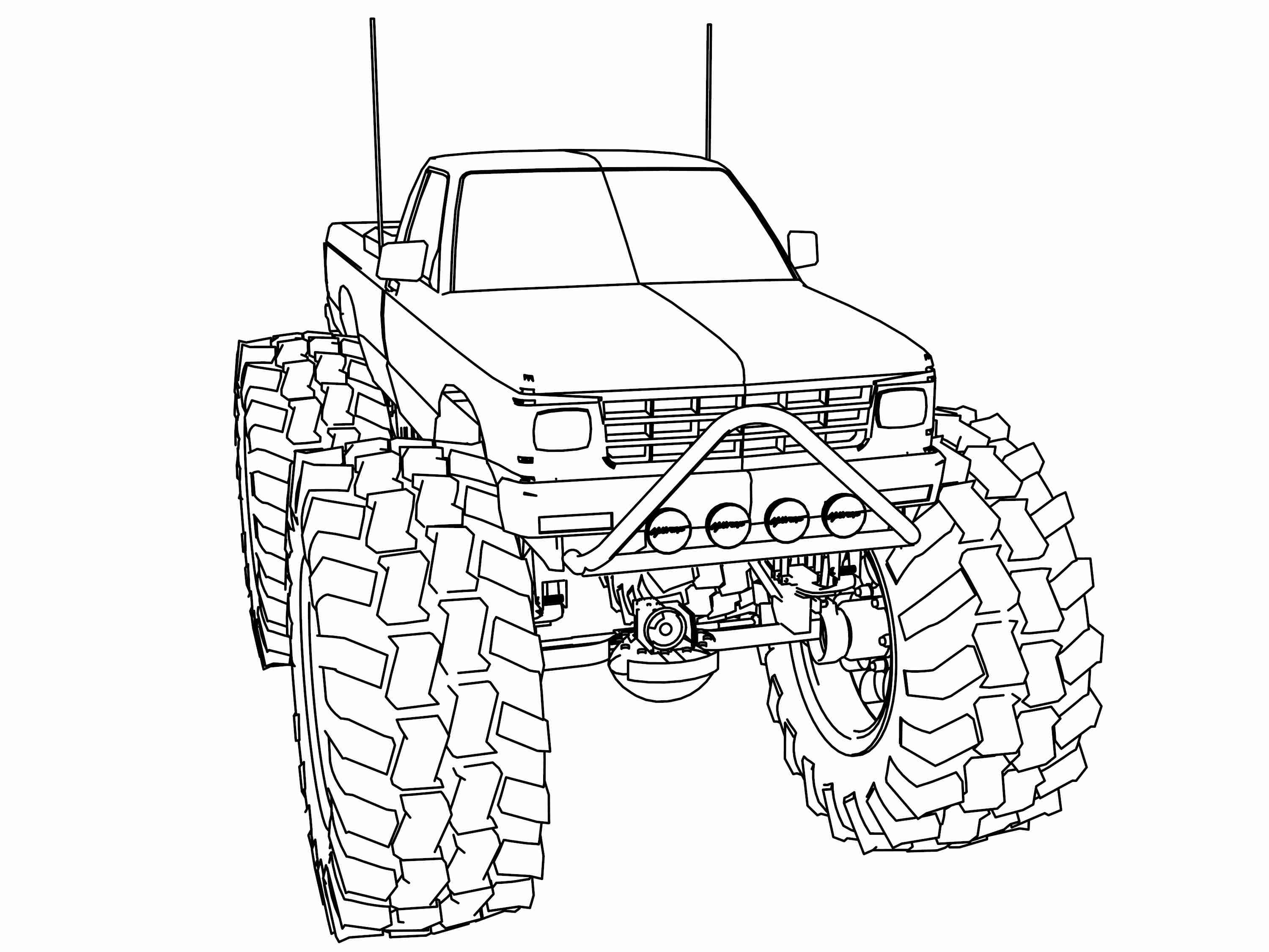 3000x2250 Chevy Truck Coloring Pages Olegratiy