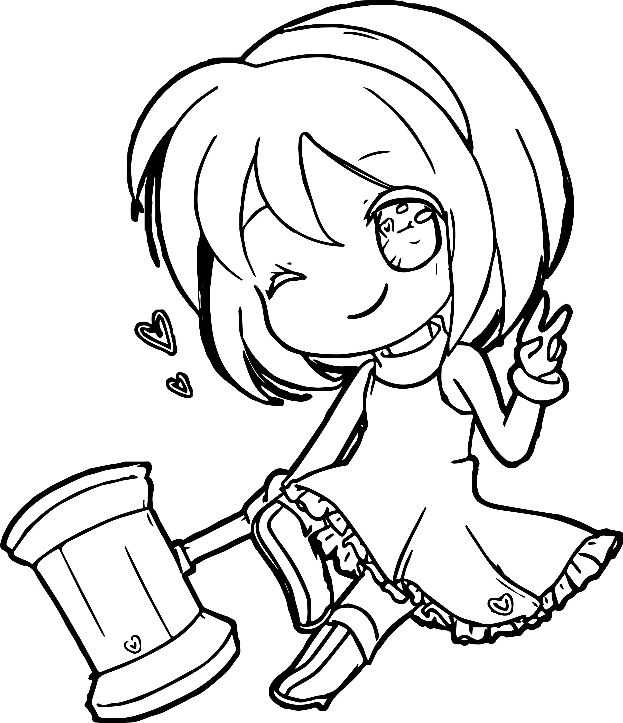 2425x2815 Chibi Coloring Pages