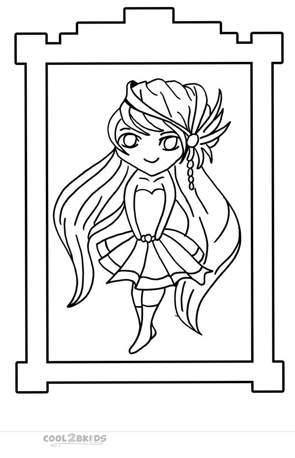 600x932 Printable Chibi Coloring Pages For Kids