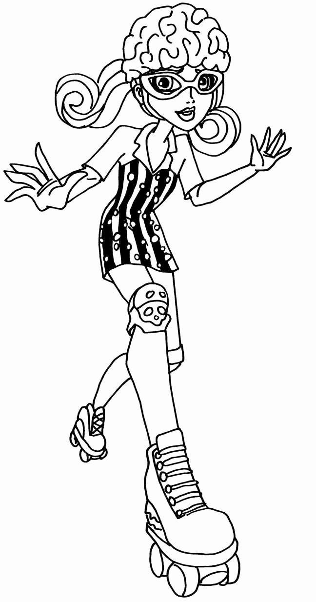 648x1234 Coloring Pages For Girls Monster High Inspirational Chibi Monster