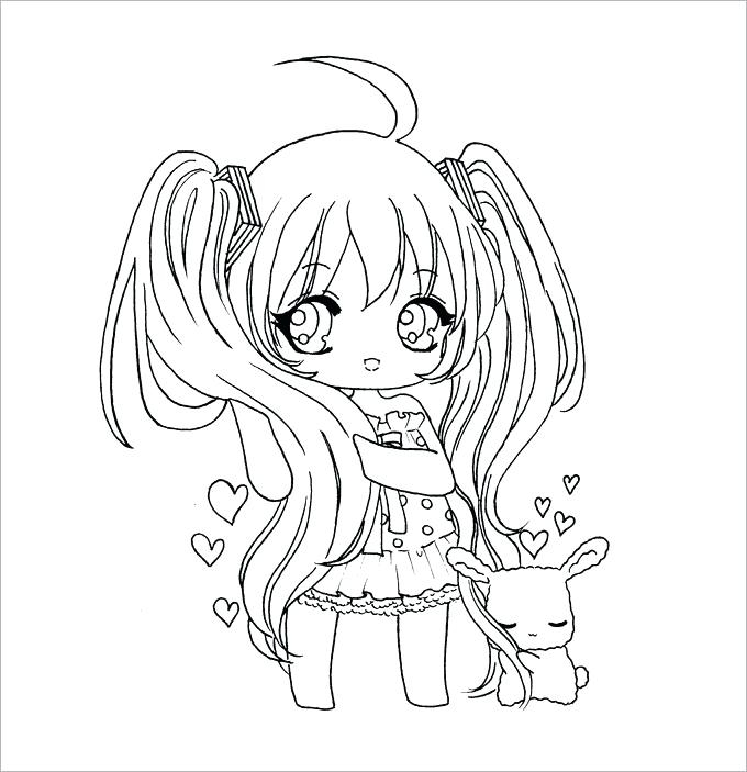 680x703 Cute Girl Coloring Pages Cute Chibi Coloring Pages Cute Wolf Girl