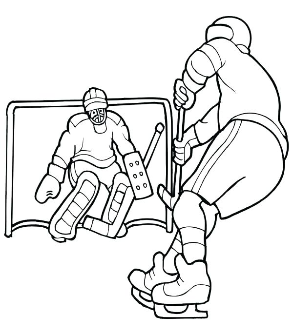 600x687 Chicago Blackhawks Coloring Pages Coloring Pages Hockey Player
