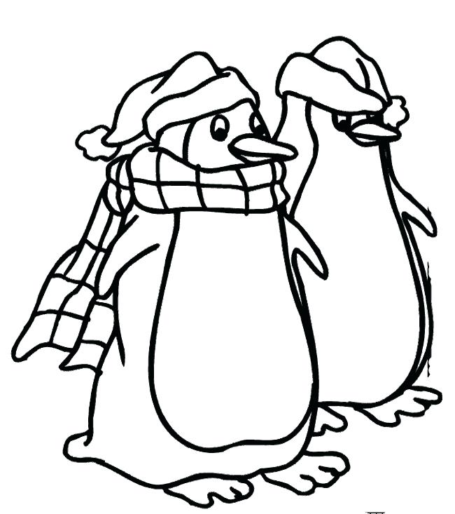 650x733 Free Penguin Coloring Pages