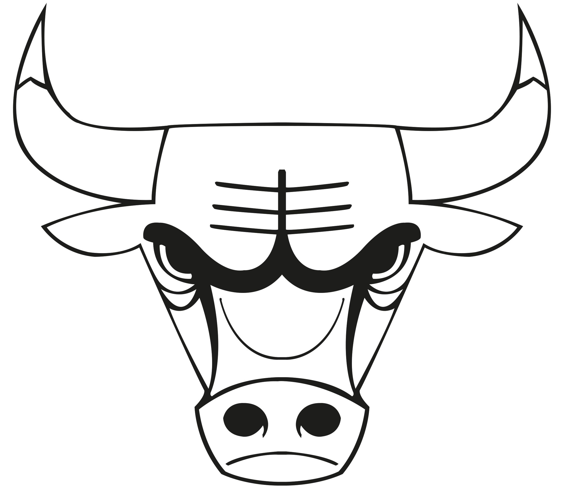 2343x2026 Images Of The Chicago Bulls Logo Chicago Bulls Colouring Pages