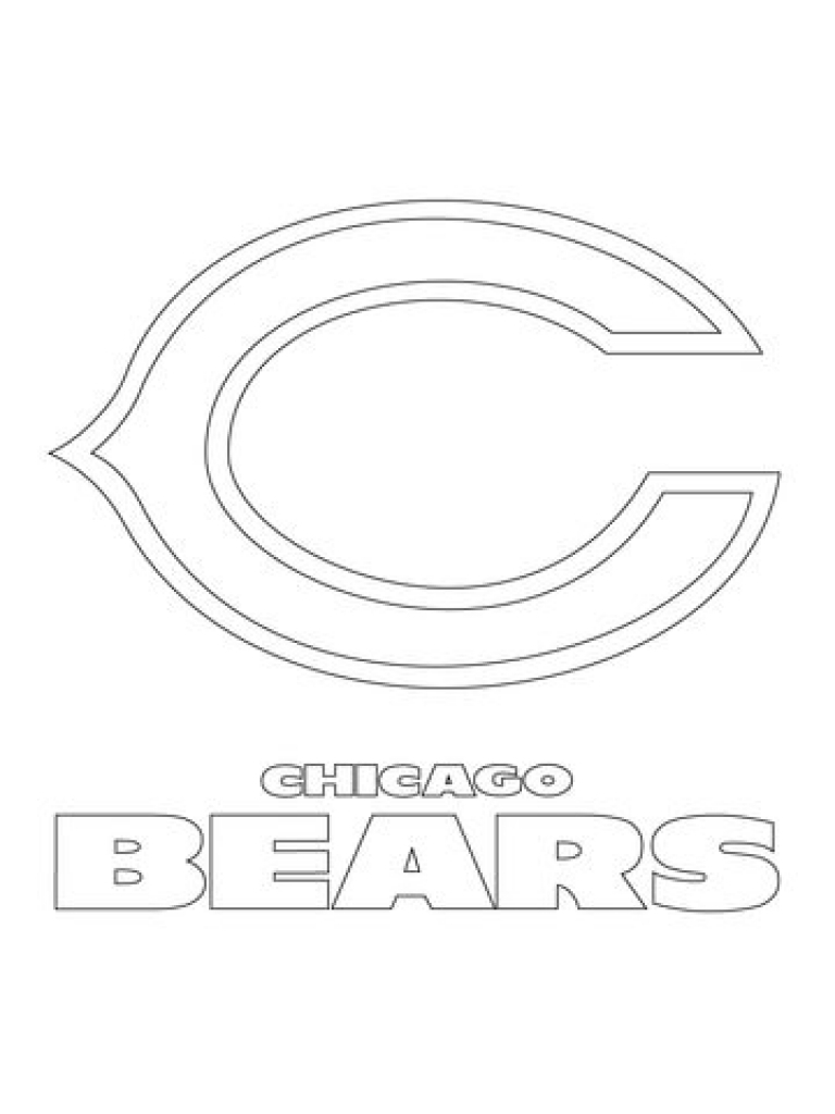 768x1024 Chicago Bears Coloring Pages Discover
