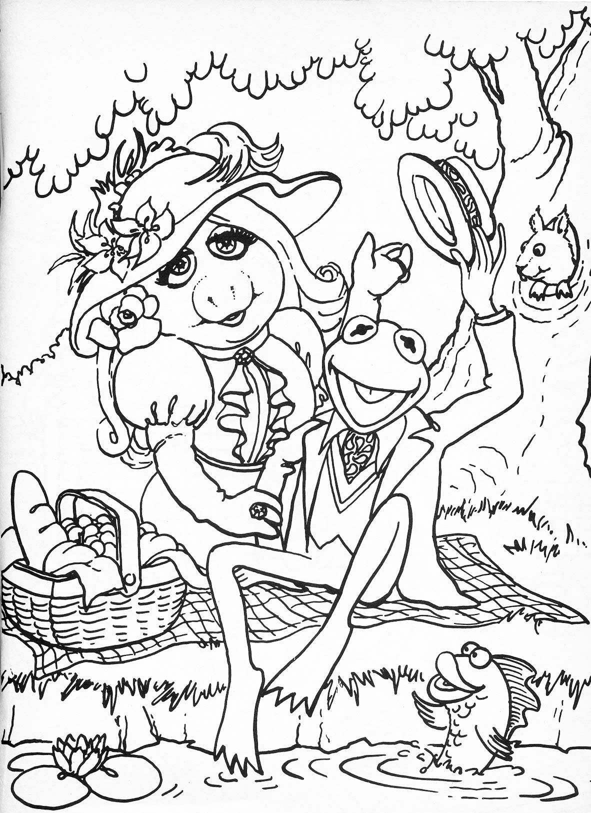 1182x1626 The Muppets Kermit Coloring Pages Location Chicago Coloring