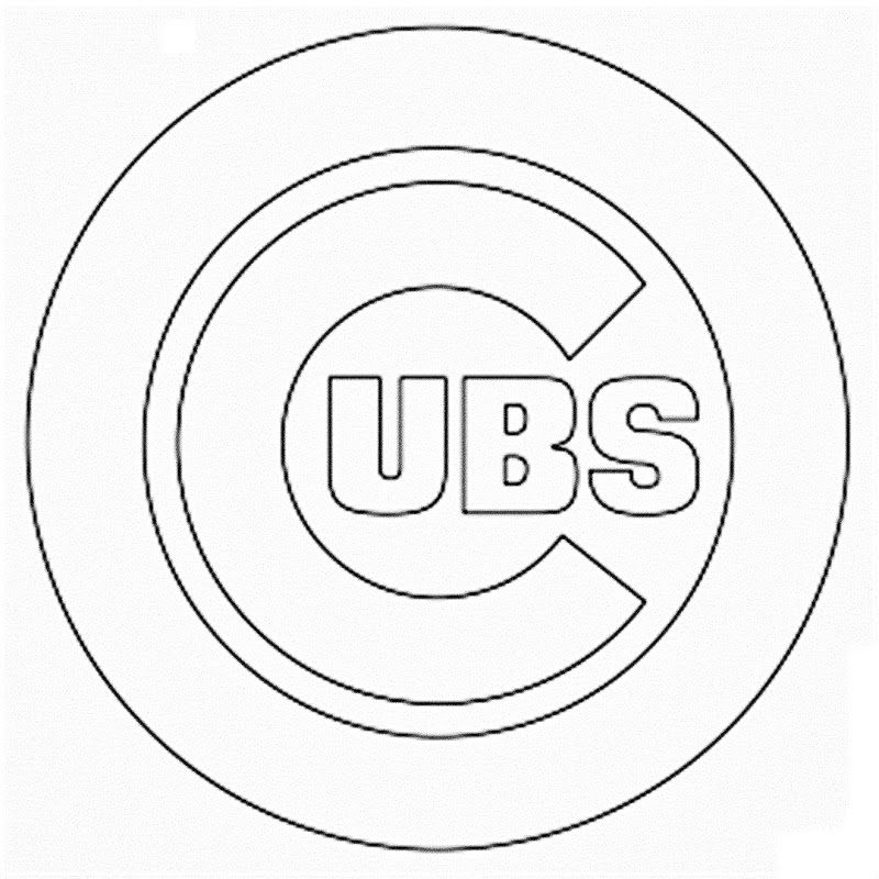 800x800 Chicago Cubs World Series Coloring Pages Chicago Cubs Coloring