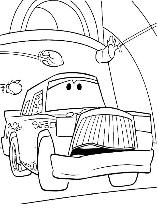 554x756 Printable Chick Hicks Cars Coloring Pages Coloring Pages