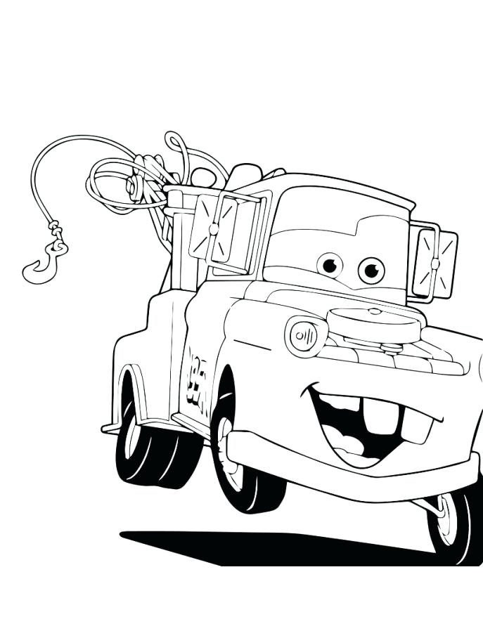 687x888 Chick Hicks Coloring Page