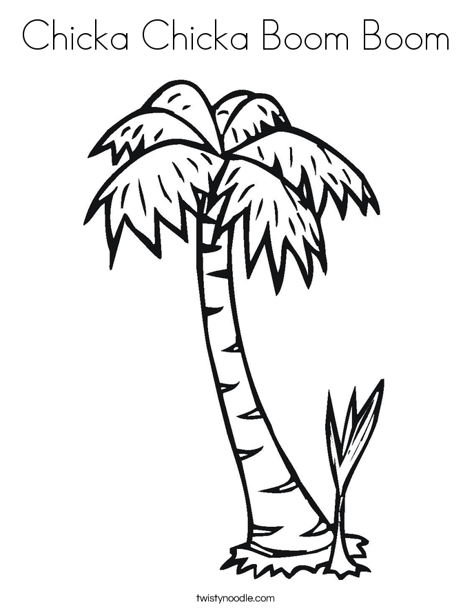 685x886 Chicka Chicka Boom Boom Coloring Page