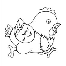 220x220 Hen Coloring Pages, Free Online Games, Drawing For Kids, Reading