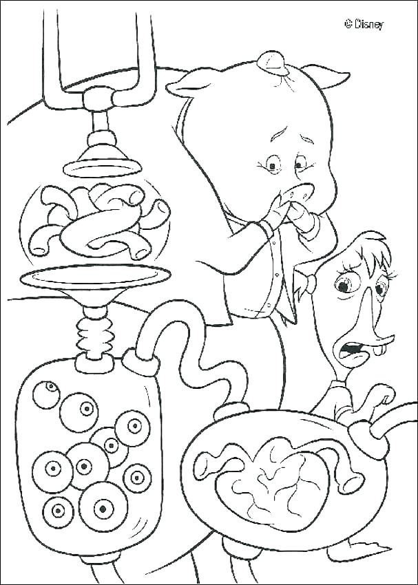 607x850 Baby Chicken Coloring Pages Printable Coloring Chicken Little