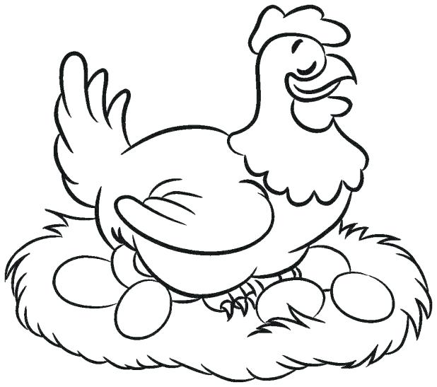 618x547 Chicken Coloring Pages Throughout Page Baby Chick Sheets Free