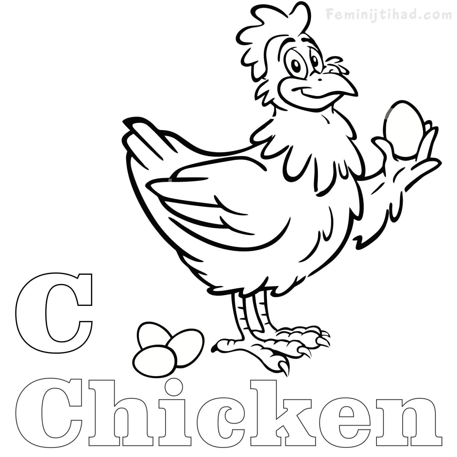 1575x1575 Chicken Coloring Pages To Print Coloring Pages For Kids