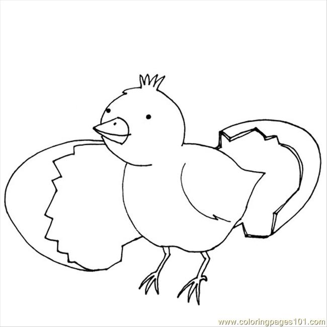 Chicken Egg Coloring Page at GetDrawings | Free download