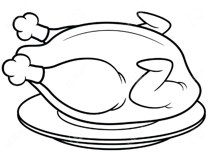 728x545 Chicken Food Coloring Pages Fresh Fried Egg Outline Coloring Pages