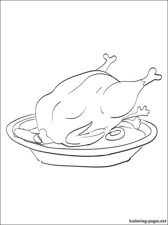 560x750 Chicken Meat Coloring Page Coloring Pages