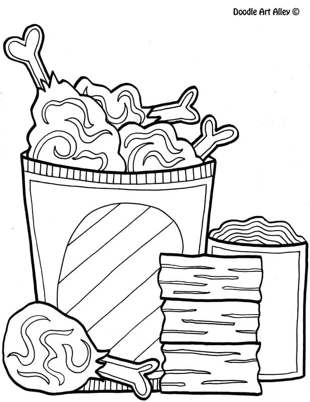618x800 Food Coloring Pages