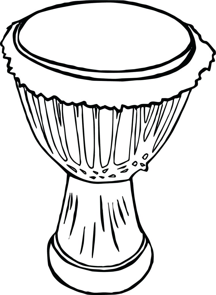 750x1024 Drum Coloring Pages Drum Kit Coloring Page Drums Free Printable